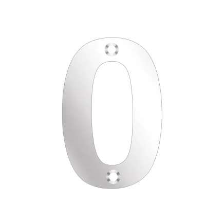 Zoo Hardware Numerals - Stainless Steel
