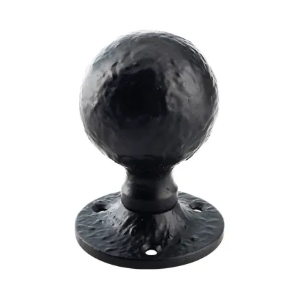 Zoo Hardware Ball Mortice Knob - 1.5" - Un-Sprung - Black
