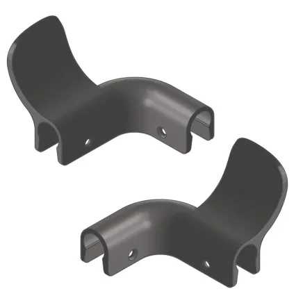 Zoo Hardware Nylon Hands Free Handle Adapter - Pair - Black