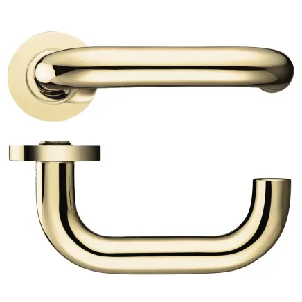 Zoo Hardware Return to Door Lever - Brass