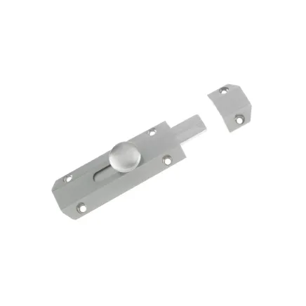 Zoo Hardware Surface Bolt 102mm - Satin Chrome