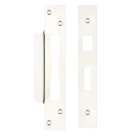 Zoo Hardware Spare Acc Pk for UK Sash Locks - *BLANK* - contains Forend, Strike and Fixing Screws - Nickel