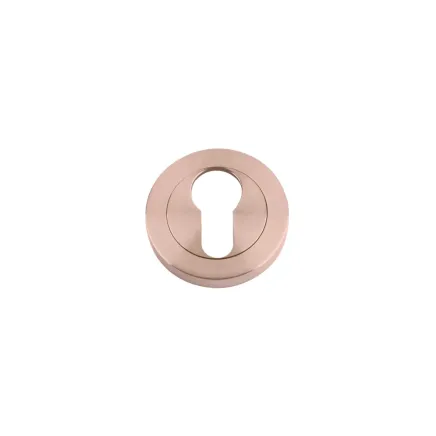 Zoo Hardware Euro profile escutcheon - Tuscan Rose Gold
