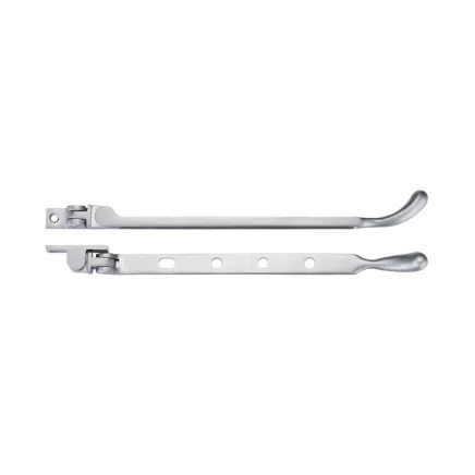 Zoo Hardware Bulb End Casement Stay - Satin Chrome