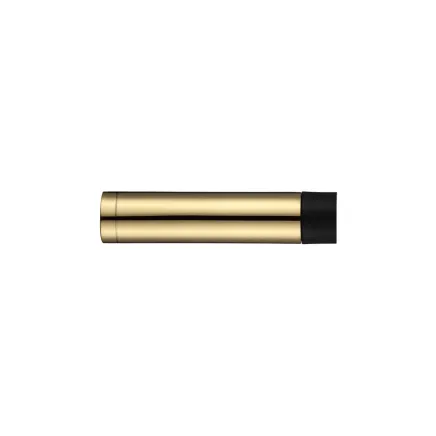 Zoo Hardware Door Stop - Cylinder without Rose 70mm - Polished Brass