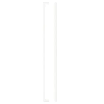 Zoo Hardware Square Block Cabinet handle 448mm CTC Matt White Finish