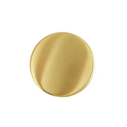 Zoo Hardware Blank Escutcheon - 52mm Rose - Grade 201 - PVD Satin Brass