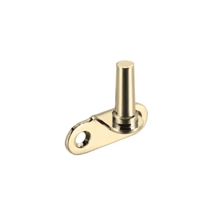 Zoo Hardware Flush Fitting Pins For Casement Stay (pack of 2) - Polished Brass