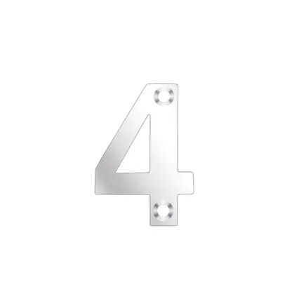 Zoo Hardware Numerals - 50mm - Stainless Steel