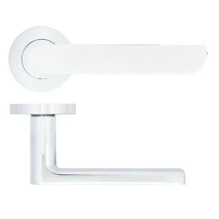 Zoo Hardware Valencia lever on rose - Polished Chrome