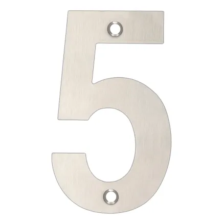 Zoo Hardware Numerals - Satin Stainless