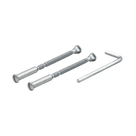 Zoo Hardware Spare Fixing Pack - suitable for ZPZ Levers - Satin
