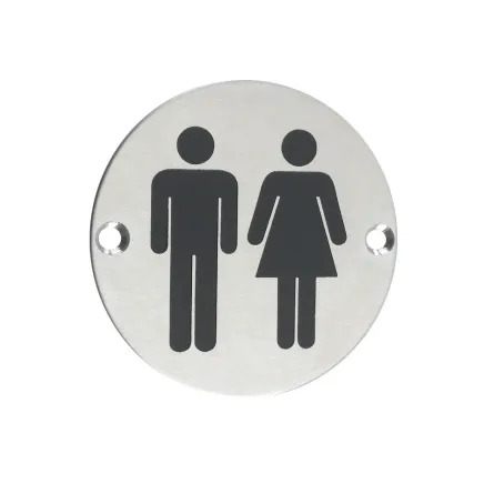Zoo Hardware Sex Symbol - Unisex - 76mm dia - Satin Stainless