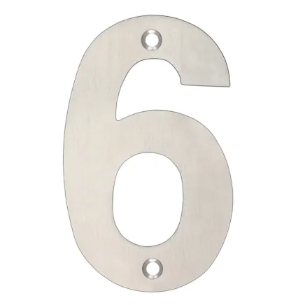 Zoo Hardware Numerals - Satin Stainless