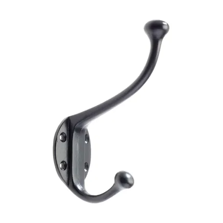 Zoo Hardware Hat and Coat Hook - Black