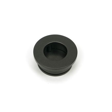 Aged Bronze 34mm Round Finger Edge Pull