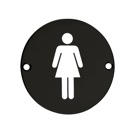 Zoo Hardware Sex Symbol - Female - 76mm dia - Black