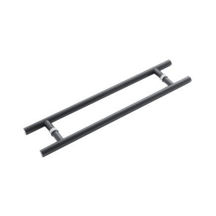 Nero Guardsman Pull Handles 600x25mm Back to Back Matt Black - By Frelan Hardware - JMB223B
