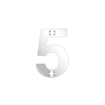 Zoo Hardware Numerals - 50mm - Stainless Steel