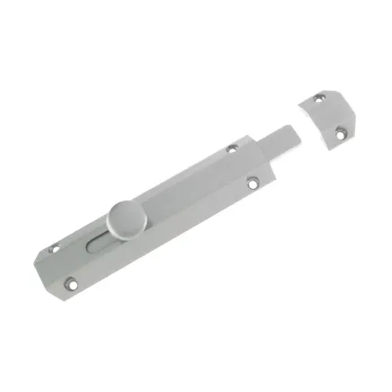 Zoo Hardware Surface Bolt 150mm - Satin Chrome
