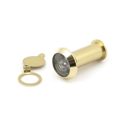 Lacquered Brass Door Viewer 180Â° (34-56mm Door)