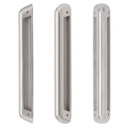 Zoo Hardware Anti Ligature Pull Handle 250mm CTC (280mm) Back to Back Fix (When using 1 x ZS-ALP250GS-SSS + 1 x ZS-ALP250BF-SSS) - Satin St. Steel - Half Set - Stainless Steel