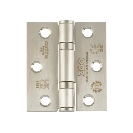 Zoo Hardware Grade 11 hinge - Satin Stainless