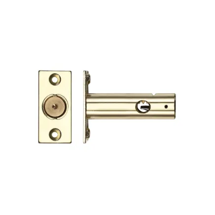 Zoo Hardware Rack Bolt 61mm - Electro Brass