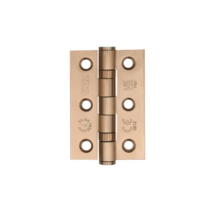 Zoo Hardware Stainless Steel Door Hinge UKCA/CE - Tuscan Rose Gold