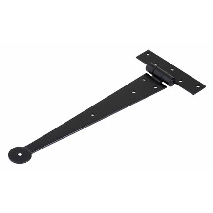 Penny End Hinge (12") - Flat Black
