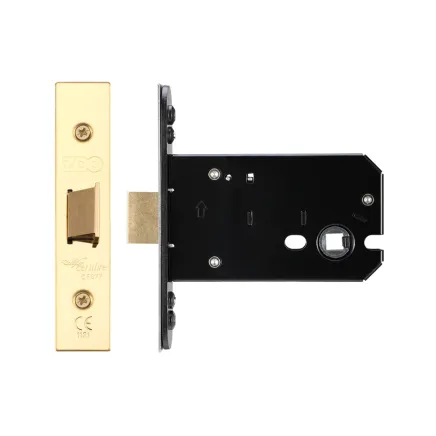 Zoo Hardware Flat latch - 102mm C/W PVD Forend and Strike