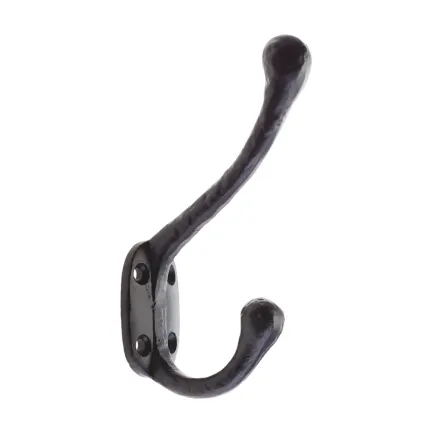 Zoo Hardware Hat and Coat Hook - 4.5" - Black