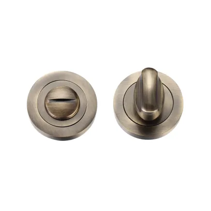 Zoo Hardware Turn & release on round rose - Florentine Bronze