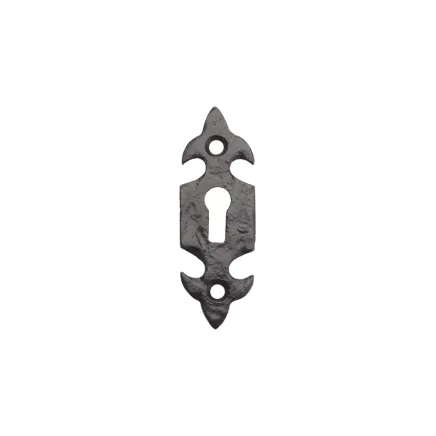 Zoo Hardware Fleur De Lys Escutcheon - Standard - 3" - Black