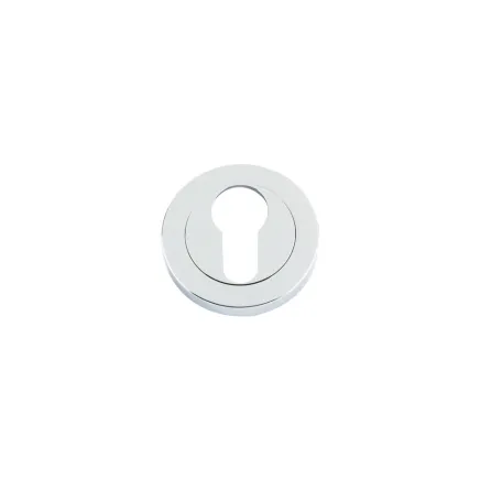 Zoo Hardware Euro profile escutcheon - Polished Chrome