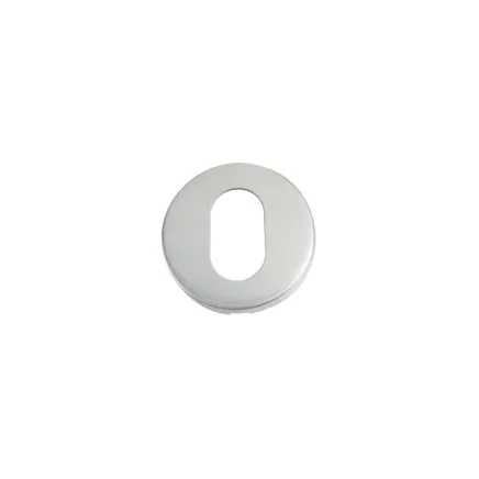 Zoo Hardware Oval Profile Escutcheon - 52mm Dia - Grade 201 - Stainless Steel