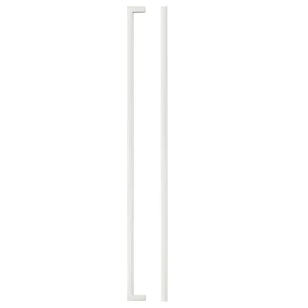 Zoo Hardware Square Block Cabinet handle 448mm CTC Brushed Nickel Finish