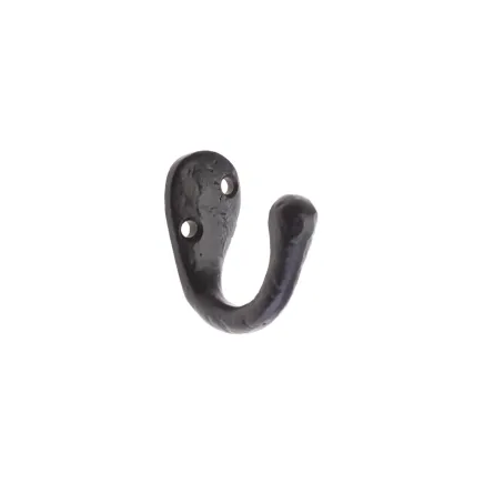 Zoo Hardware Coat Hook - 1.5" - Black