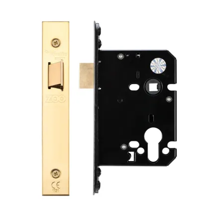 Zoo Hardware Upright Latch - 76mm C/W PVD Forend and Strike