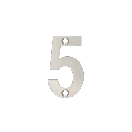 Zoo Hardware Numerals - 50mm - Polished Stainless