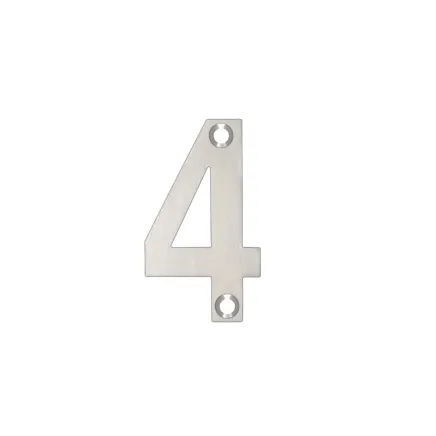 Zoo Hardware Numerals - 50mm - Polished Stainless