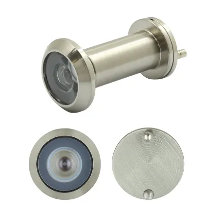 Zoo Hardware Door Viewer with Glass Lens - Satin Nickel