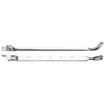 Zoo Hardware Bulb End Casement Stay - Polished Chrome
