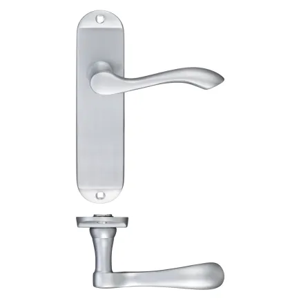 Zoo Hardware Arundel Lever Latch Furniture - Short Plate 175 x 42mm - Satin
