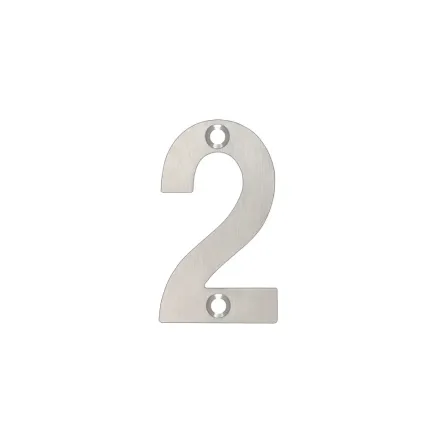Zoo Hardware Numerals - 50mm - Polished Stainless