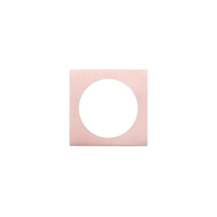 Zoo Hardware Spare square rose (turn & release) - Tuscan Rose Gold