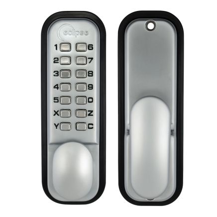 Eclipse 70253 - ED20 Easy Code Change Push Button Digital Lock - Satin Chrome