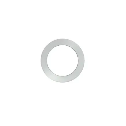 Zoo Hardware Spare screw on rose pack - Satin Chrome
