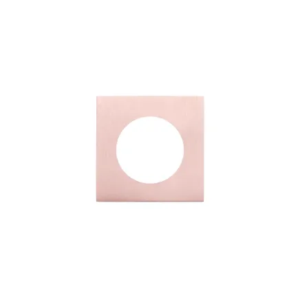 Zoo Hardware Spare square rose - Tuscan Rose Gold
