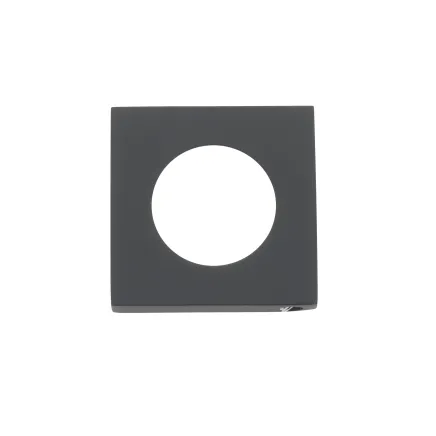 Zoo Hardware Spare square rose pack (1 pair) - Black